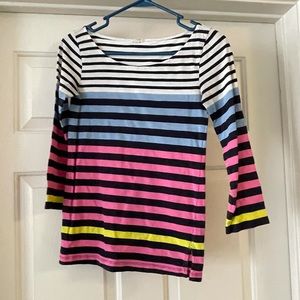 J Crew Colorful Striped Shirt